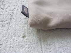 Hartmann Zippered Toiletry Bag – Plastic Lined Nylon Accessory Pouch Vintage