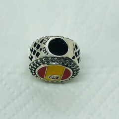 Spain Flag BEAD Charm |S925 Sterling Silver Jewelry with Gift Box