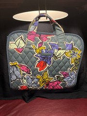 Vera Bradley Hanging Toiletry Bag Floral Travel Cosmetic Organizer