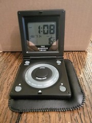 THE SHARPER IMAGE FOLDING TRAVEL ALARM CLOCK ST992. Not Working Properly