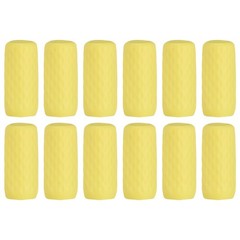 12 Pcs Silicone Bottle Covers for Travel, Yellow