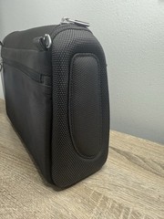 TUMI Black Hanging Travel Toiletry Kit Nylon Organizer Cosmetic Case