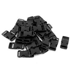 Plastic Straps Clamp Side Quick Release Buckle 1.6cm 30 Pieces