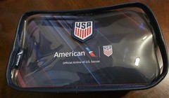 American Airlines U.S. Soccer 2026 Host Cities Amenity Kit Travel Pouch NEW
