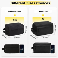 Men&rsquo;s Hanging Toiletry Bag Water Resistant Travel Organizer Multi Pocket
