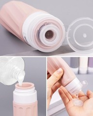Travel Toiletry Bottles 8 Pack, TSA Approved 3oz Containers, Leak Proof Silicone