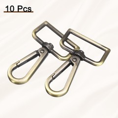 10pcs D 1.26&Prime; 360° Swivel Rings Yellow for Jewelry