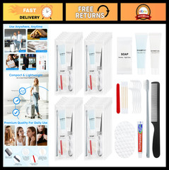 25-Pack Personal Hygiene Kits – Double-Sealed, Ideal for Hotels, Camping & Trave