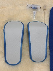 Set Of Airplane Hotel Travel Slippers, Socks, Earplugs, Toothpaste, & Toothbrush