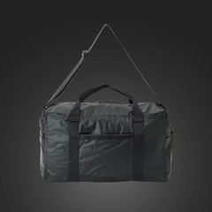 TO&FRO Boston Bag Premium Black Synthetic Leather Large Capacity Carry On