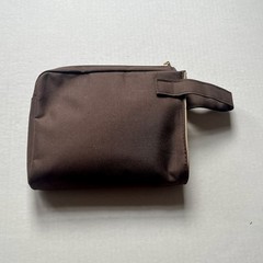 BVLGARI Parfums for Emirates Brown Amenity Toiletry Cosmetic Travel Bag Case