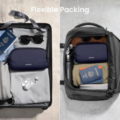 Electronic Organizer Travel Case Performance, Water Resistant Dual Compartment C
