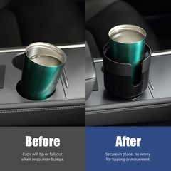 TYKOR Car Cup Holder Expander, Extender for with black