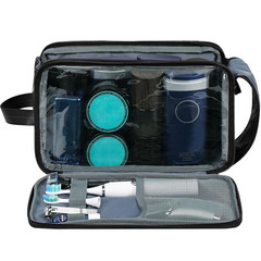 Travel Toiletry Bag for Men, Water-Resistant Medium Dopp Kit, Organizer for