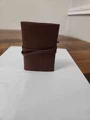 Mark And Graham Leather Roll Up Case Cash Charger Jewelry Wallet Passport Etc