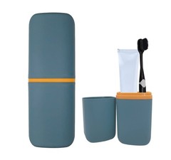 Travel Toothbrush & Toothpaste Case Holder – Portable Travel Container
