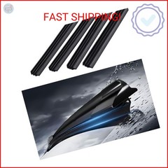 4PCS Wiper Blade Refill, Universal Car Accessories, 26&Prime; Adjustable Size of Repla