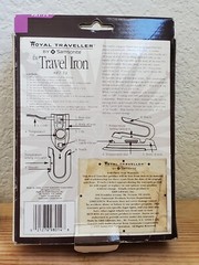 Samsonite Travel Iron RT-14 Royal Traveller Folding Dual Voltage New Open Box
