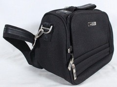 NEW VTG TRAVEL GEAR CIRRUS COLLECTION 12&Prime; BEAUTY CASE STYLE 86012 BLACK W/ TAGS