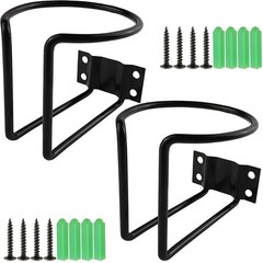 TIHOOD 2PCS Boat Cup Holder,Stainless Steel Universal Drink Black