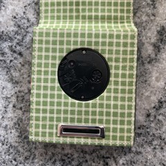 VERA BRADLEY Travel Clock Retired New Hope Snowdrops Breast Cancer
