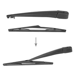Rear Windshield Wiper Blade Arm Set for Volvo V60 2015-2017 – 310mm 12inch