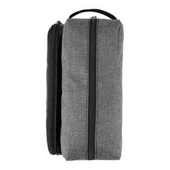 NWT DOCKERS Men&rsquo;s Top Zip Toiletry Travel Organizer Kit Gray & Black