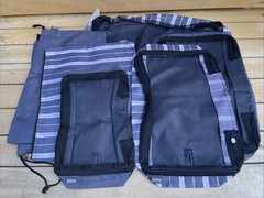 6-Set Luggage Packing Cube Suit Organizer Garment Shoe Toiletry Dirty Bag Travel