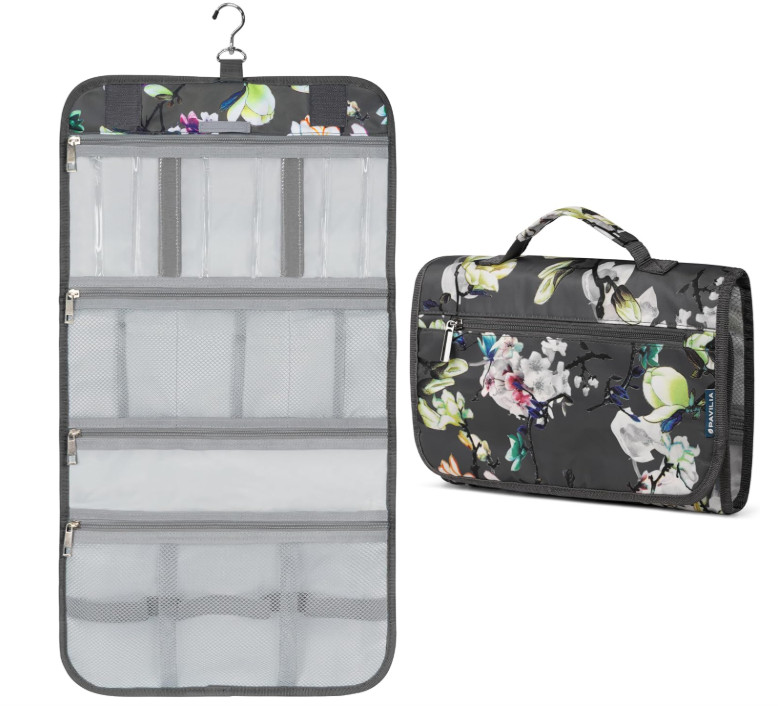 Neceser colgante para mujer y hombre kit de viaje plegable organizador grande