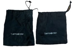 (2) Count Samsonite Travel Carry On Small Pouch Bags for Jewelry, Money, Etc.