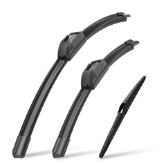 26&Prime; 18&Prime; Windshield Wiper Blades & 10&Prime; Rear Blade for Toyota Highlander 20202023