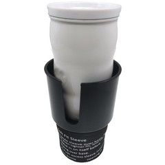 LoyaGour Car Cup Holder Expander for 32 oz and 40 Bottle with Black
