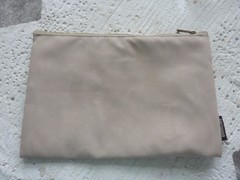 Hartmann Zippered Toiletry Bag – Plastic Lined Nylon Accessory Pouch Vintage