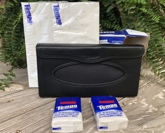 Tempo Car Case Starter Kit Sunvisor Tissue Holder With 2 Refills + 2 Mini Packs