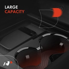 A-Premium Cup Holder Insert Compatible with Chevy Silverado Avalanche Black