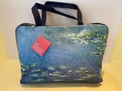Monet Travel Tote, Toiletry Bag, Purse Water Lilies by Chicago Art Institute