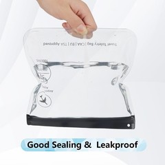 Versatile 4-Pack Clear Toiletry Bags – TSA Approved & Multi-Purpose Travel Use
