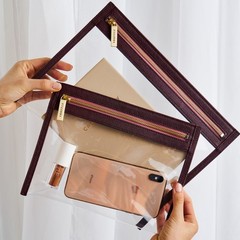 Truffle Clarity Clutch Small in Wine – Rare/Discontinued – New in Package