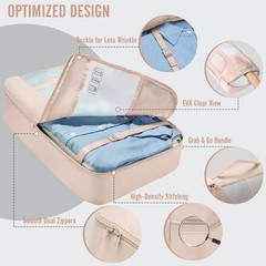8 Set Packing Cubes for Cruise Ship Essentials,Beach Vacation Travel Accessor…