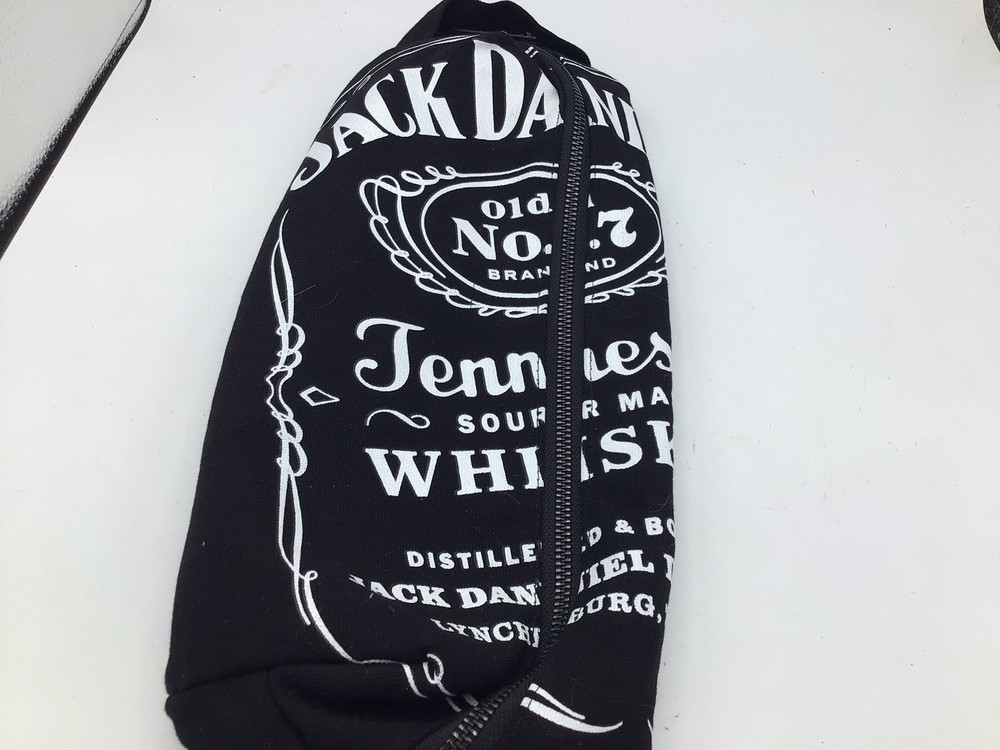 New Unused Shave Kit – Toiletry Kit – Jack Daniels – Canvas – Black – Travel W3