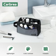 Travel Toiletry Bag – Small Tavel Bag for Toiletries, Cosmetics, Medium Black