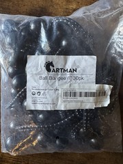 Cartman 30 Pack 6 Inch Ball Bungee Cords Canopy Ties with 6 inch, Black