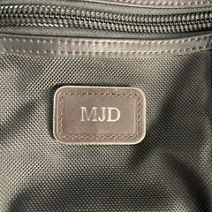Tumi Alpha Bravo Riley Leather Travel Toiletry Kit Hanging Pouch Black