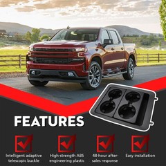 Console Cup Holder Compatible with Chevy Chevrolet Silverado1500 Black
