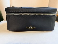 Kate Spade Toiletries Travel Case in Black Excellent Condition
