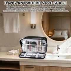 Travel Toiletry Bag, Waterproof Hanging Dopp Kit, Organizer for Men & Women | Tr