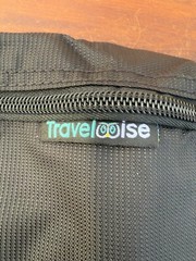 Travelwise Black Packing Travel Bag Zip Up Carry On Zipper Carrier