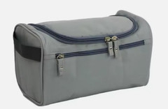 Men Women Spacious Elegant Travel Grey Hanging Toilet Bag