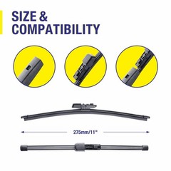 5 PLUS Back fits VW Atlas 2018-2023,Golf 2010-2019,GTI 2021-2010 Rear Wiper |…