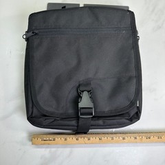 Eddie Bauer Connect Tech Travel Day Bag, Black Multipocket Crossbody Satchel NWT